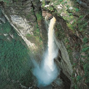 waterval Cachoeira fumaca Chapada Diamantina Brazilie