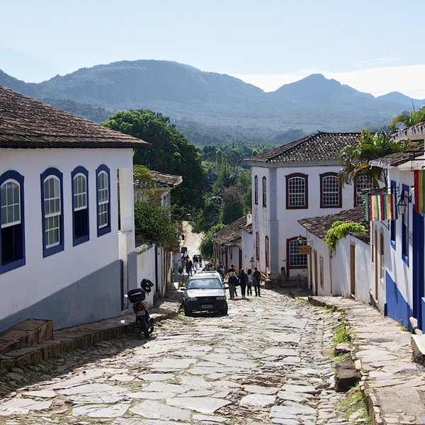 straatje Tiradentes Brazilie