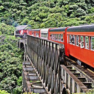 Treinreis Curitiba Morretes Brazilie