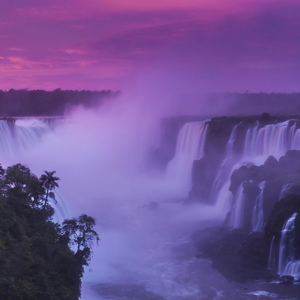 Foz do Iguacu zonsopgang Brazilie